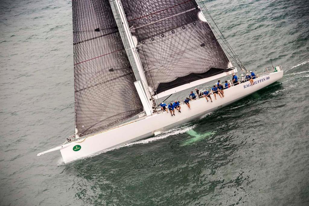 Syd Fischer’s RAGAMUFFIN 90 - the largest competing boat &copy;  Rolex/ Kurt Arrigo http://www.regattanews.com